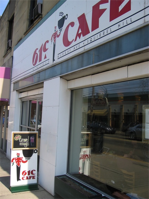New Sign for 61C Cafe New Sign for 61C Cafe