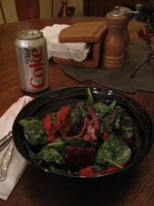 NOTE: I re-plated this into my own bowl (from the original styrofoam)