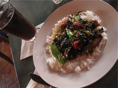 Vegetarian Stir Fry a la Blue Dust Vegetarian Stir Fry a la Blue Dust