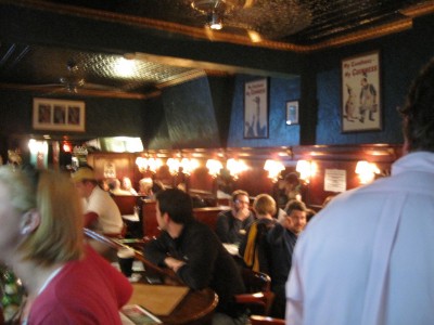 monterey-pub-bar-scene Cramped Tables at the Monterey Pub